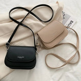 Solid Women Crossbody Bag Handbags Flap Messenger Bag Saddle Shoulder Bag