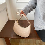 Stylish Faux Leather Shoulder Bag with Zipper for Women