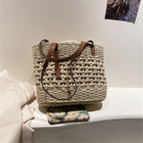 Straw Weave Bag for Women Summer Female Handbags Shoulder Bag