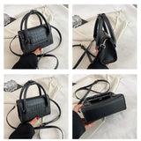 Crocodile Clutch Bag Single Handle Crossbody Messenger Bag