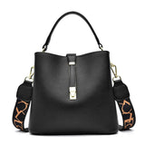 Stone Pattern Bucket Bag Casual Shoulder Messenger Bag