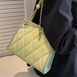 Women Chains Shoulder Bags PU Leather Messenger Bag Commute Handbags
