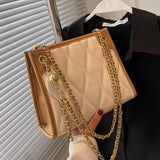 Women Chains Shoulder Bags PU Leather Messenger Bag Commute Handbags