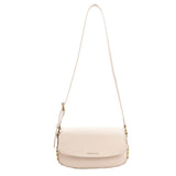 Leather Women Messenger Crossbody Bag Flap