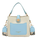 Women's Summer & Autumn Bucket Bag Large Capacity Messenger Bag