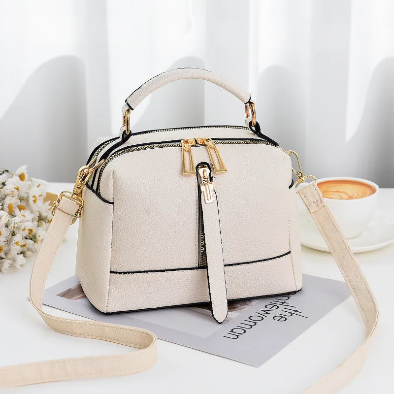 Soft Leather Large-capacity Shoulder Bag for Women