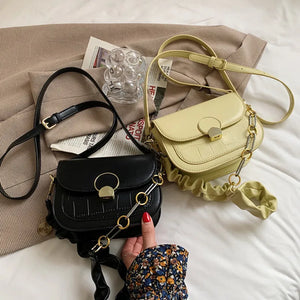 Women's Crossbody Bag Portable Handbag PU Leather Waterproof Messenger Bags