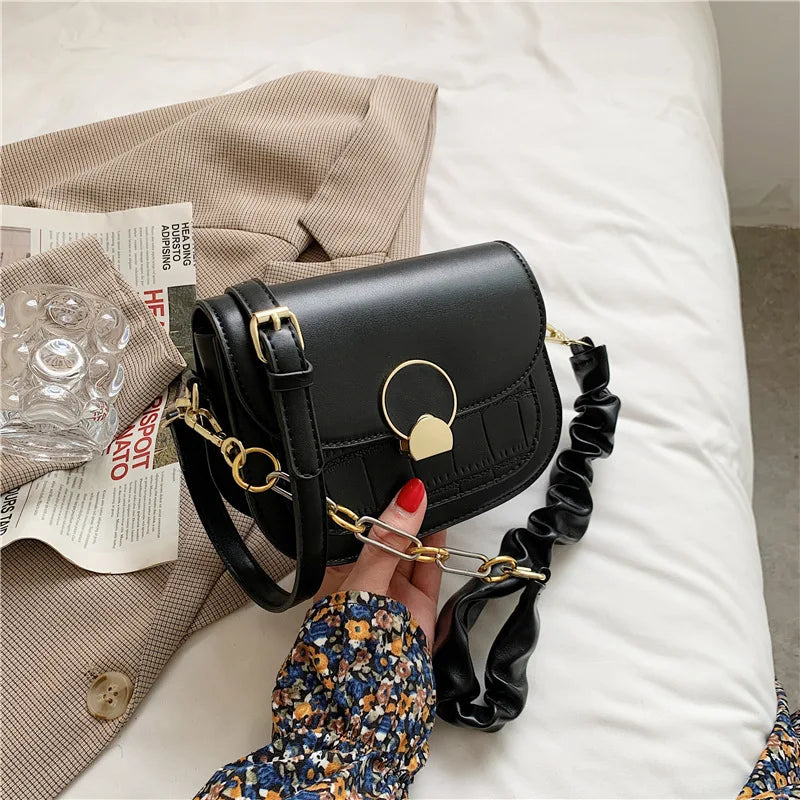 Women's Crossbody Bag Portable Handbag PU Leather Waterproof Messenger Bags