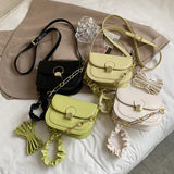 Women's Crossbody Bag Portable Handbag PU Leather Waterproof Messenger Bags