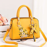 Embroidered Large-capacity Messenger Bag Women