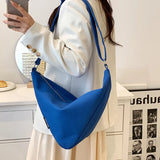 Canvas Triangle Shoulder Bag Men's Women's Crossbody Bag