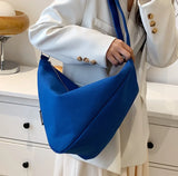 Canvas Triangle Shoulder Bag Men's Women's Crossbody Bag