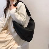 Canvas Triangle Shoulder Bag Men's Women's Crossbody Bag