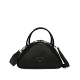 Triangle Women's Messenger Bag Y2K Handbag PU Leather Tote Shoulder Bag