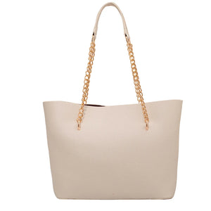 Women's Multi-function PU Leather Handbag with Big Pockets
