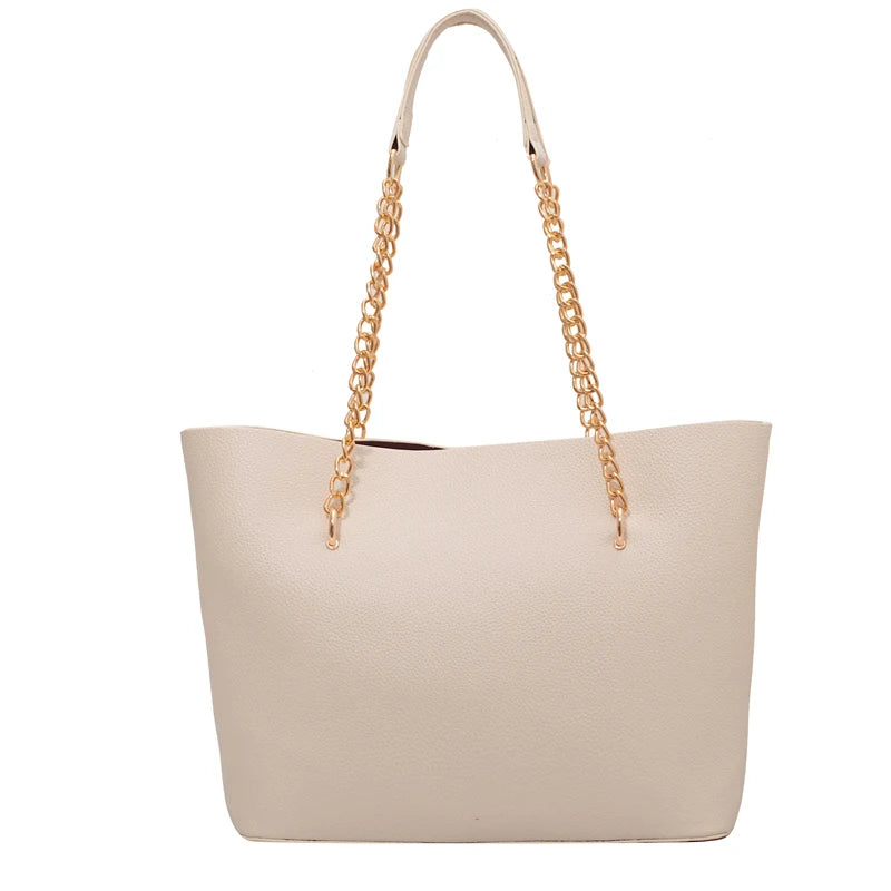 Women's Multi-function PU Leather Handbag with Big Pockets