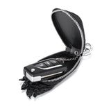 Crocodile Leather Key Bag with Claw Key Chain