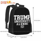 Trump University Alumni Backpack Art Print Gym Tote School Sport