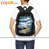 Tuna Fish Boat Boating Angler Off Shore Fishing Backpack