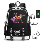 Turning Red Teen Girls Student School Bag Travel Backpack