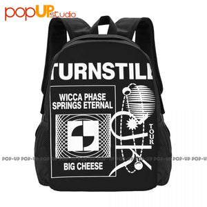 Turnstile American Hardcore Punk Band Glasgow Backpack Large Capacity Bookbag