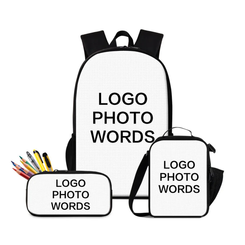 Twoheartsgirl African Girls School Bag Set Magic Bookbag for Kids