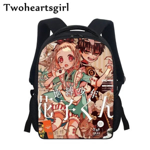 Twoheartsgirl Anime Hanako-kun Schoolbag Kids Backpack