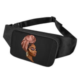 Twoheartsgirl Skull Printed Waist Packs Belt Bag Punk Style Fanny Pack