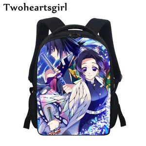 Twoheartsgirl Kids Demon Slayer Mini Backpack