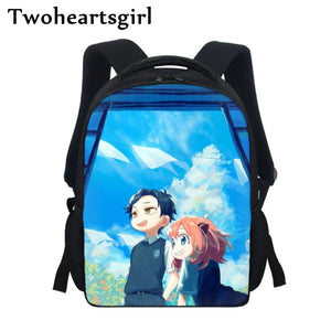 Twoheartsgirl Anime Spy X Family Anya Forger Student Backpack