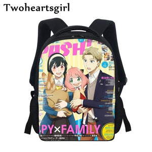 Twoheartsgirl Spy X Family Mini Backpack for Kids