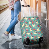 Twoheartsgirl Cat Pattern Luggage Cover Elastic Baggage Protector 18-32 Inch