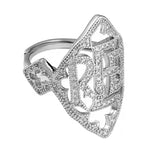 Red Letters Reprinted Cover Ring