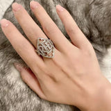 Red Letters Reprinted Cover Ring