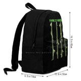 Type O Negative October Rust Pete Peter Metal Steele Backpack