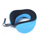 U Shaped Memory Foam Neck Pillows Travel Cervical Pillow Soft Slow Rebound