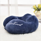 U-Shaped Travel Pillow Neck Pillow for Aircraft Car Office Lunch Break
