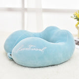 U-Shaped Travel Pillow Neck Pillow for Aircraft Car Office Lunch Break