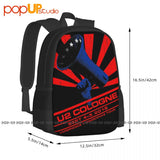 U2 Dublin Tour Backpack Vintage Art Print Gymnast Bag
