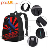 U2 Dublin Tour Backpack Vintage Art Print Gymnast Bag
