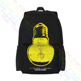 U2 Live In Paris Large Capacity Backpack Vintage