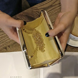 Elegant Mini Clutch Bag with Chain for Party Banquet