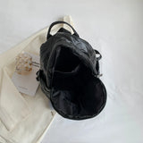 Ruched Nylon Backpack with Pendant Light