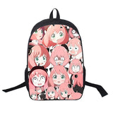 USB Backpack Spy X Family Yor Anya Anime School Bags Bookbag