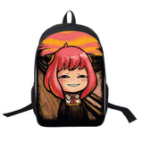 USB Backpack Spy X Family Yor Anya Anime School Bags Bookbag