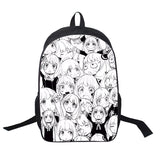USB Backpack Spy X Family Yor Anya Anime School Bags Bookbag