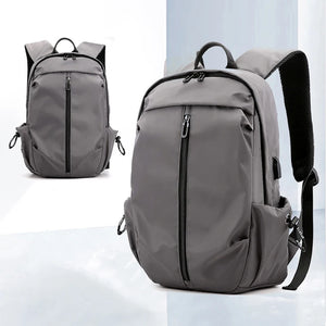 Men's USB Backpack Waterproof Travel Bag Sports Bag