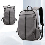 Men's USB Backpack Waterproof Travel Bag Sports Bag