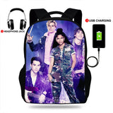 Movie Julie and the Phantoms USB Charge Backpack for Students Travel Rucksack