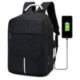 USB Charge Travel Backpack Large Capacity Business School Shoulder Bags